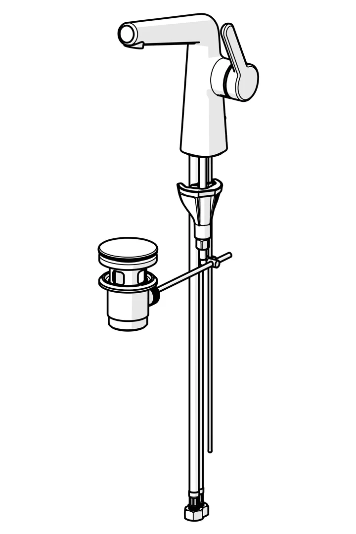 HansaDESIGNO Style Waschtischarmatur 5189 Zugst.Ablgarn. Ausld. 130 mm DN15 Chrom HansaDESIGNO Style Waschtischarmatur 5189 Zugst.Ablgarn. Ausld. 130 mm DN15 Chrom