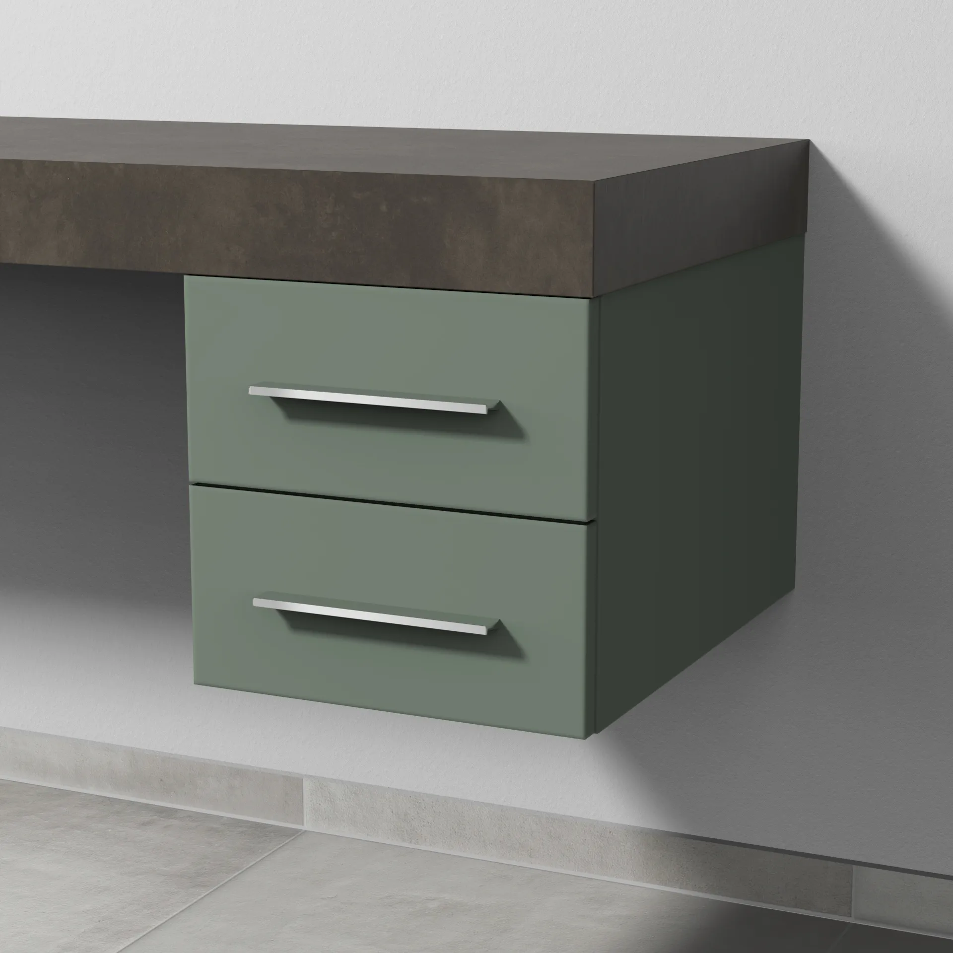 Sanipa Unterschrank „2morrow“ 350 × 340 × 520 mm in Soft-Green