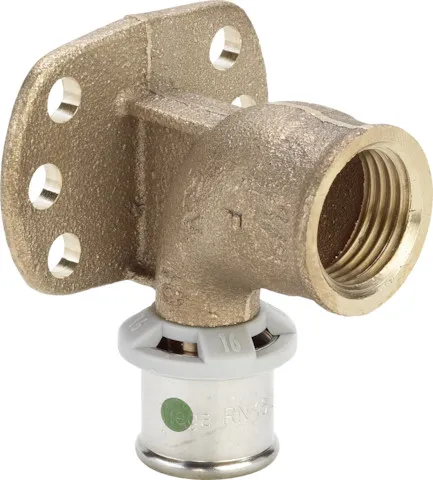 Viega „Sanfix P“ Wandscheibe mit 1 Muffe und Innengewinde 16 mm × 1/2″ Viega „Sanfix P“ Wandscheibe mit 1 Muffe und Innengewinde 16 mm × 1/2″