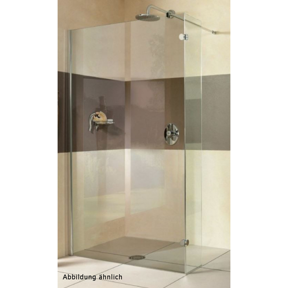 Sprinz Walk-In-Duschkabine Walk-In Freistehende Scheibe und Festelement teilgerahmt „Inloop“ B: 900 mm H: 2100 mm T: 8 mm Sprinz Walk-In-Duschkabine Walk-In Freistehende Scheibe und Festelement teilgerahmt „Inloop“ B: 900 mm H: 2100 mm T: 8 mm