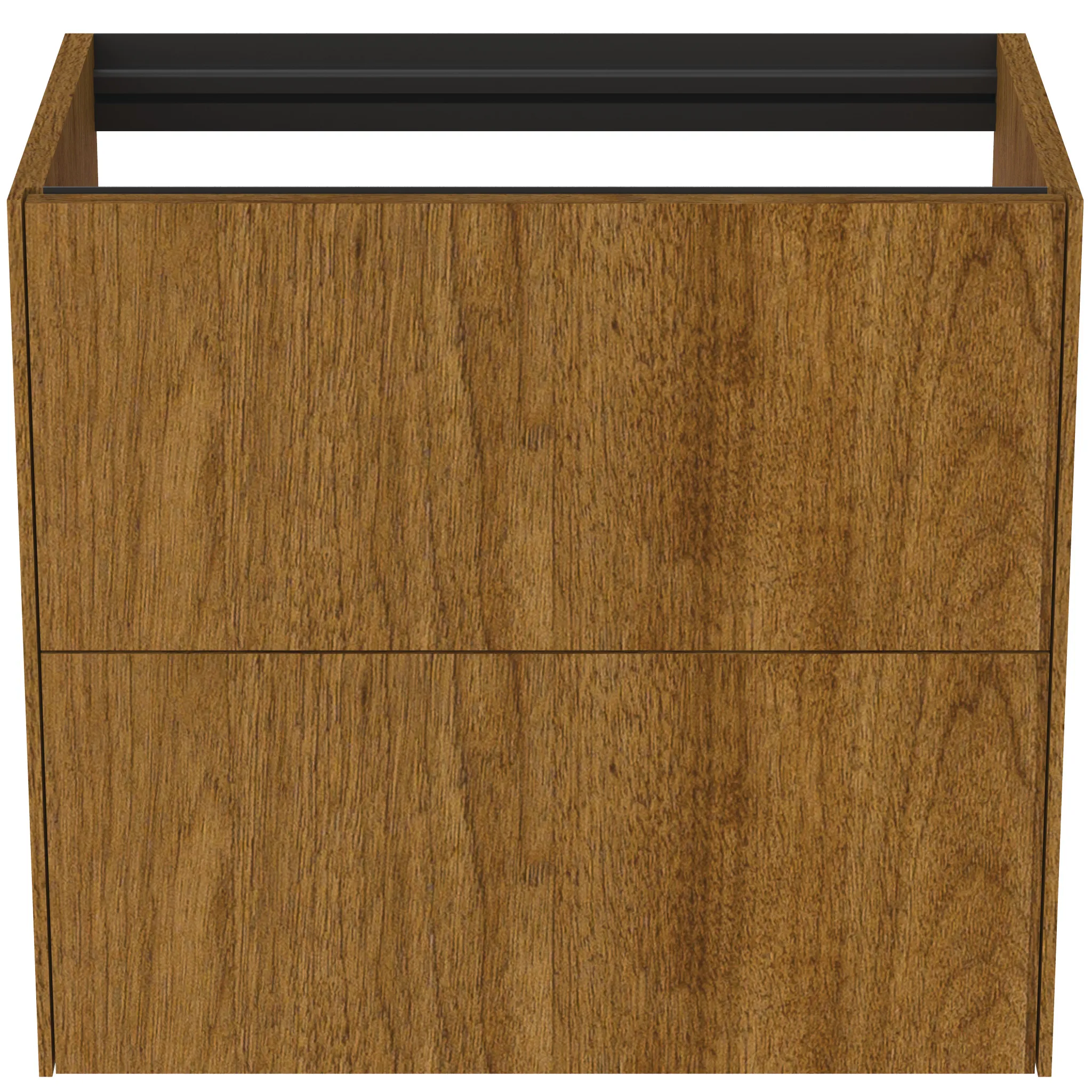 Ideal Standard Waschtischunterschrank Conca, 2 Auszüge, ohne Platte, Walnuss Dunkel