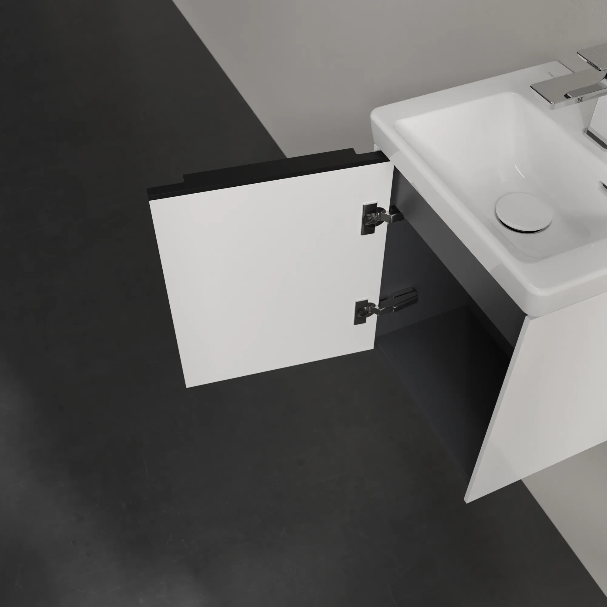Villeroy & Boch Waschbeckenunterschrank Subway 3.0, Brilliant White, 351 x 429 x 293 mm, 1 Tür, SoftClosing, Wandmontage Villeroy & Boch Waschbeckenunterschrank Subway 3.0, Brilliant White, 351 x 429 x 293 mm, 1 Tür, SoftClosing, Wandmontage