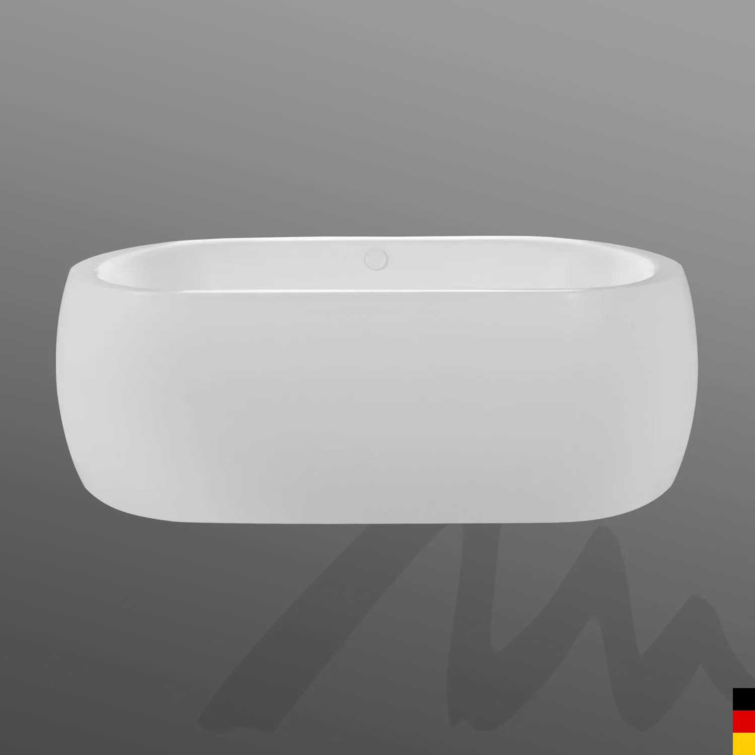 Mauersberger Mineral-Badewanne faris 1950x1050x600, Freistehend Mauersberger Mineral-Badewanne faris 1950x1050x600, Freistehend