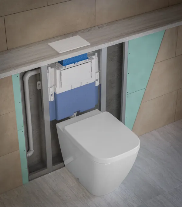 Betätigungsplatte M2 Oleas, mechanische Auslösung, Schwarz Betätigungsplatte M2 Oleas, mechanische Auslösung, Schwarz