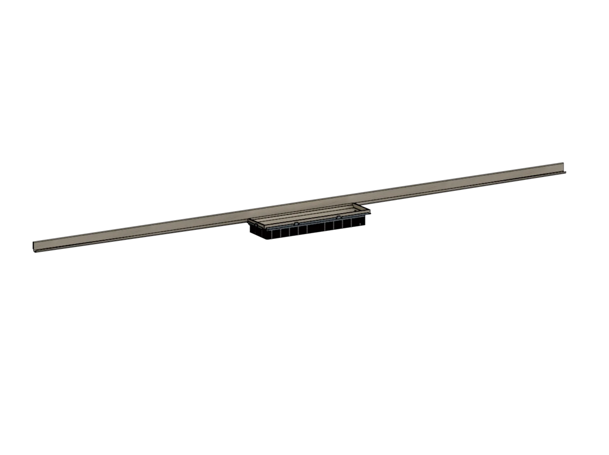 Duschrinne CeraWall Connect, messing matt, 800 - 1200 mm