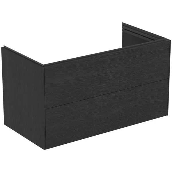 Ideal Standard Möbelwaschtischunterschrank Conca 1000 mm 2 Auszüge Eiche geflammt