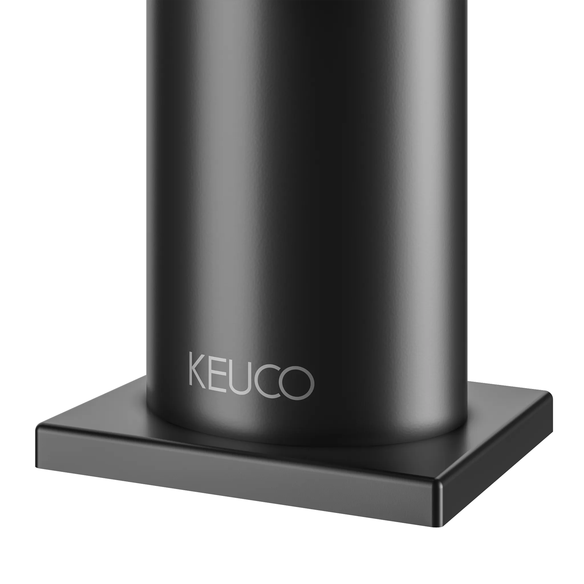 KEUCO IXMO Einhebel-Waschtischmischer 100 IXMO Pure mit Zugstangen-Ablaufgarnitur IXMO Pure, Rosette rund schwarz matt KEUCO IXMO Einhebel-Waschtischmischer 100 IXMO Pure mit Zugstangen-Ablaufgarnitur IXMO Pure, Rosette rund schwarz matt