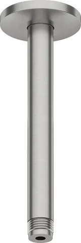 Duravit Brausearm L 200mm, Deckenmontage, Rosette Rund, Edelstahl gebürstet