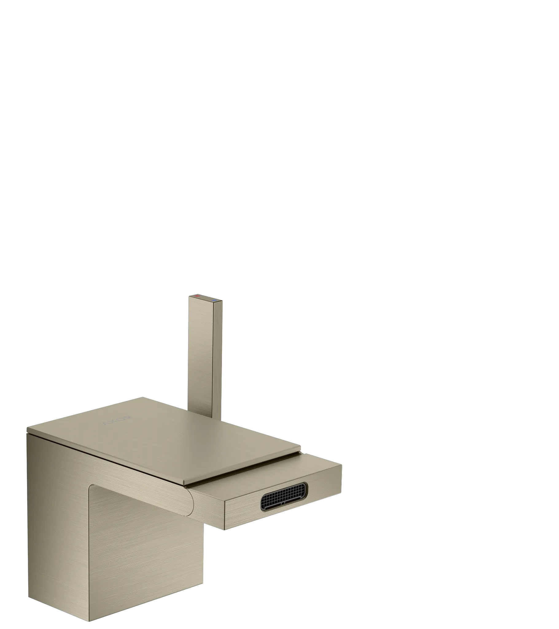 AXOR MyEdition Einhebel-Bidetmischer mit Push-Open Ablaufgarnitur ohne Platte Chrom