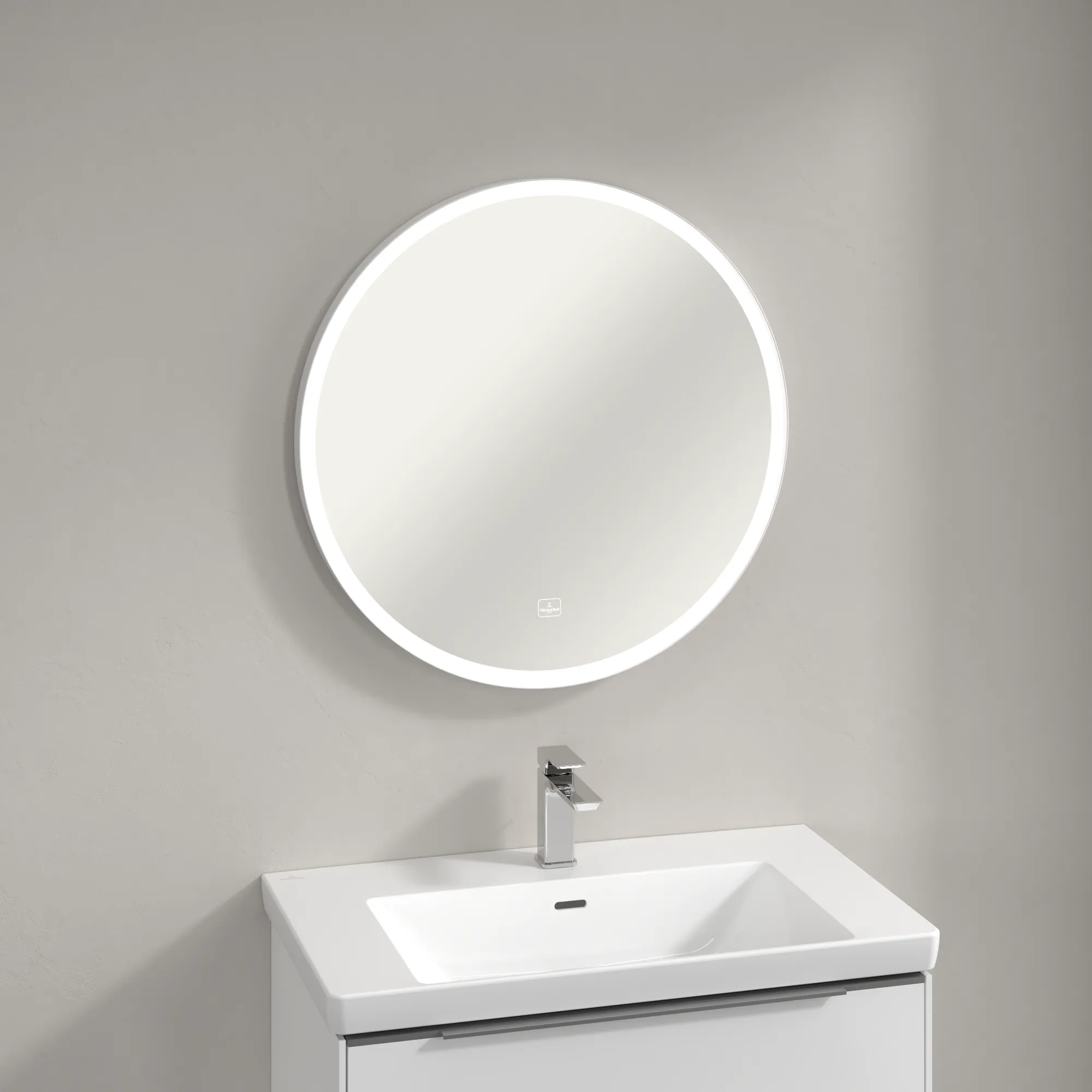 Villeroy & Boch Spiegel „Subway 3.0“ ⌀ 712 mm in White Matt Villeroy & Boch Spiegel „Subway 3.0“ ⌀ 712 mm in White Matt