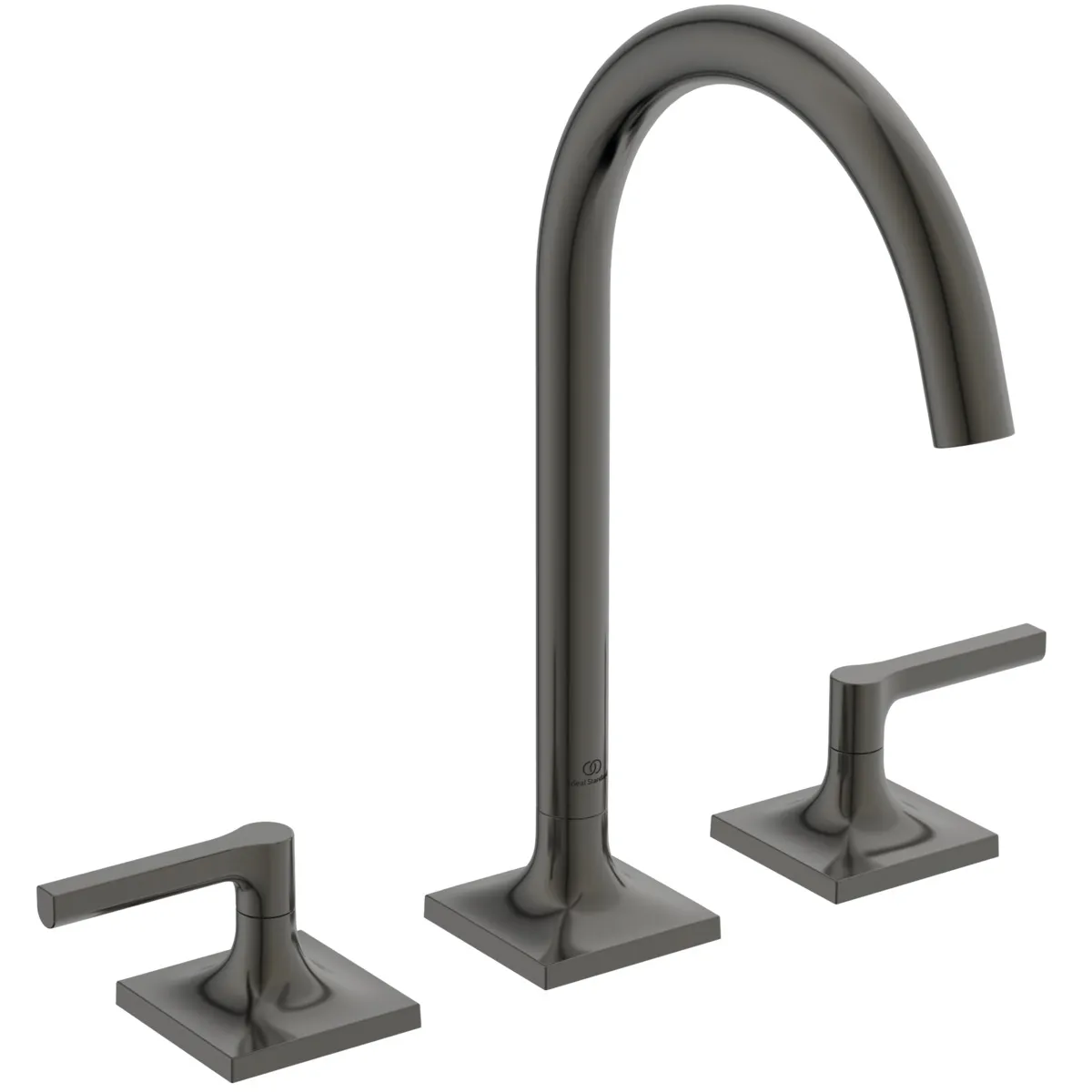 Waschtischarmatur Joy Neo ohne Ablaufgarnitur Ausladung 168mm Hebelgriffe Magnetic Grey Waschtischarmatur Joy Neo ohne Ablaufgarnitur Ausladung 168mm Hebelgriffe Magnetic Grey