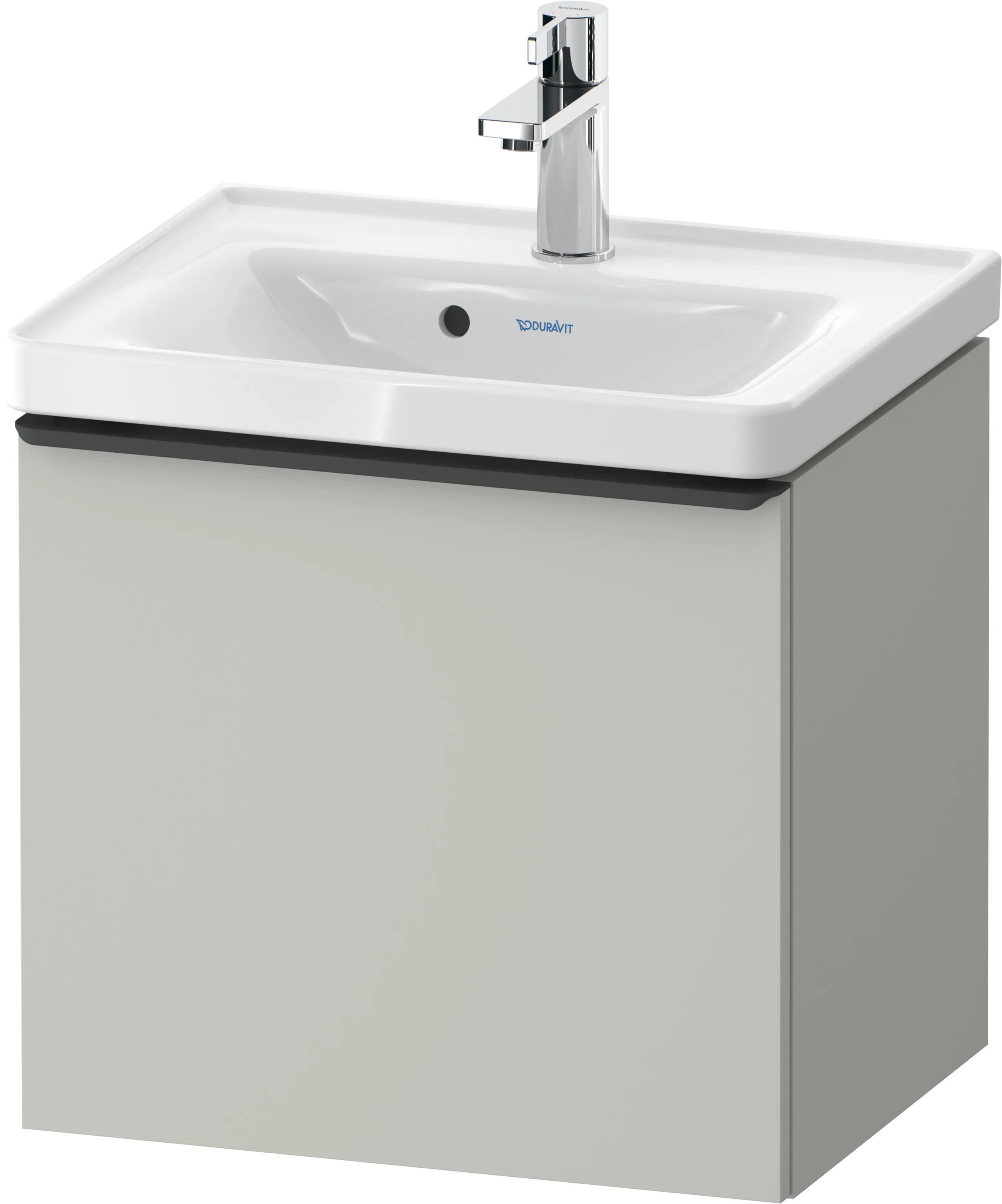 Duravit Waschtischunterschrank wandhängend „D-Neo“ 48,4 × 44 × 37,2 cm in Betongrau Matt