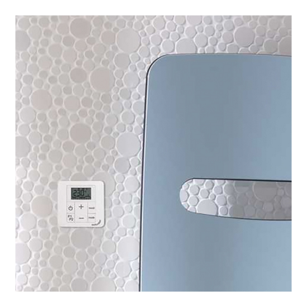 Zehnder Design-Elektroheizkörper „Vitalo Spa“ 49 × 150 cm in Aluminium eloxiert Zehnder Design-Elektroheizkörper „Vitalo Spa“ 49 × 150 cm in Aluminium eloxiert