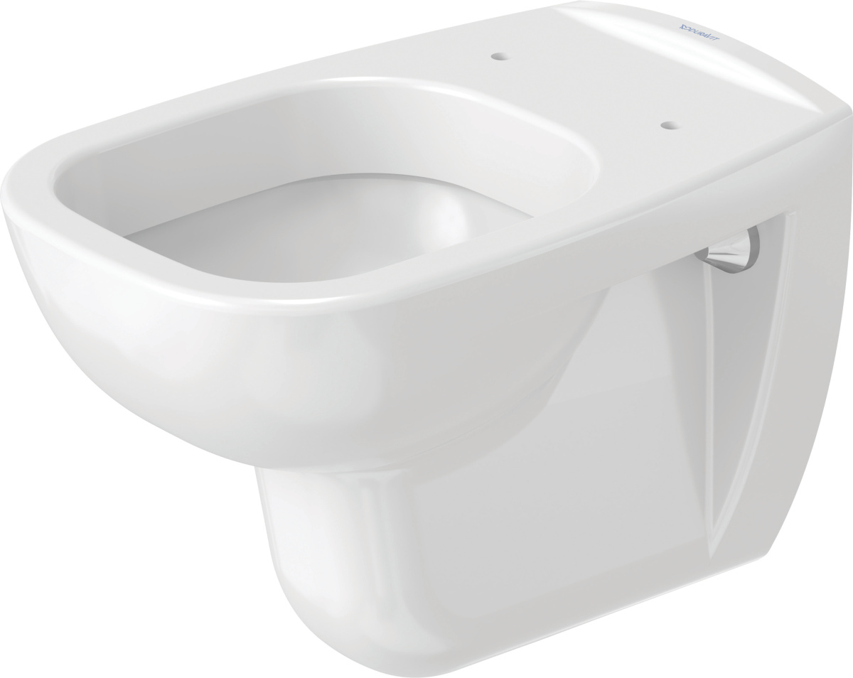 Set Wand-Tiefspül-WC „D-Code“ 35,5 × 36 × 54,5 cm, mit Spülrand und Duravit WC-Sitz „D-Code“ 35,9 × 44,2 × 5 cm mit Softclose