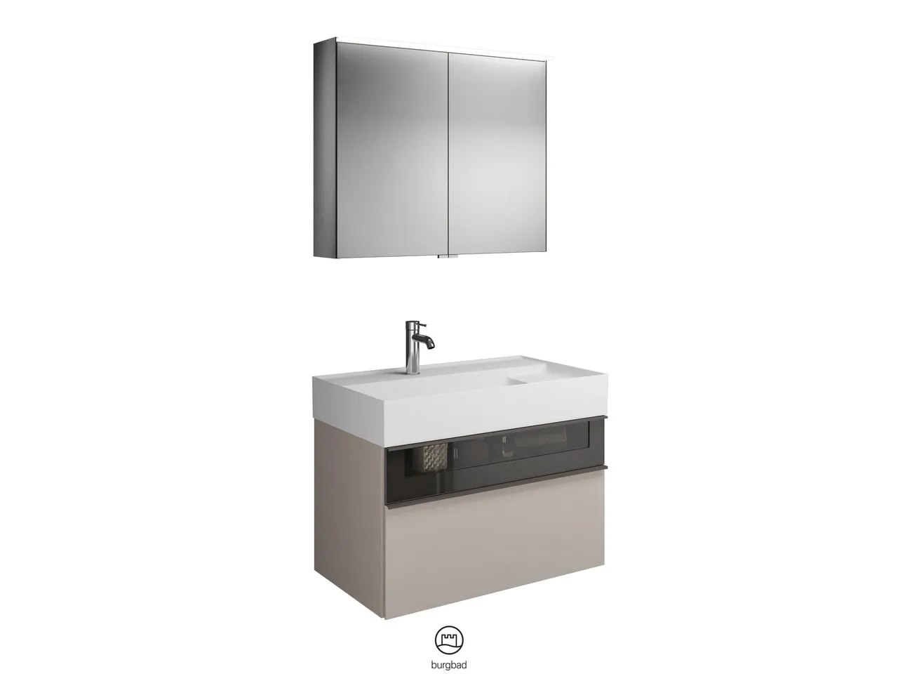 burgbad Yumo PG1 Badmöbelset (SFKZ082) burgbad Yumo PG1 Badmöbelset (SFKZ082)