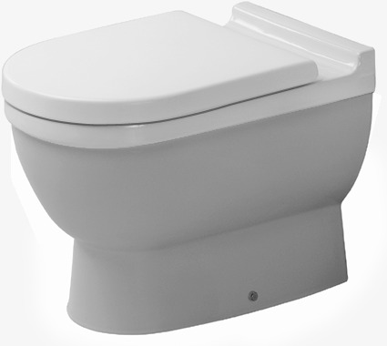 Stand-Tiefspül-WC mit HygieneGlaze
