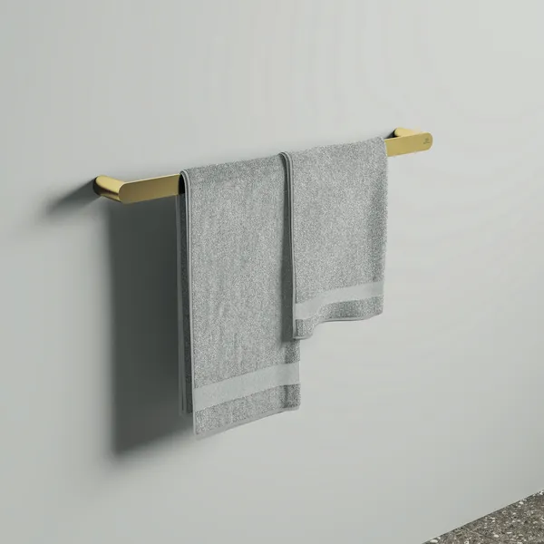 Ideal Standard Handtuchstange Conca, rund, 600mm, Brushed Gold