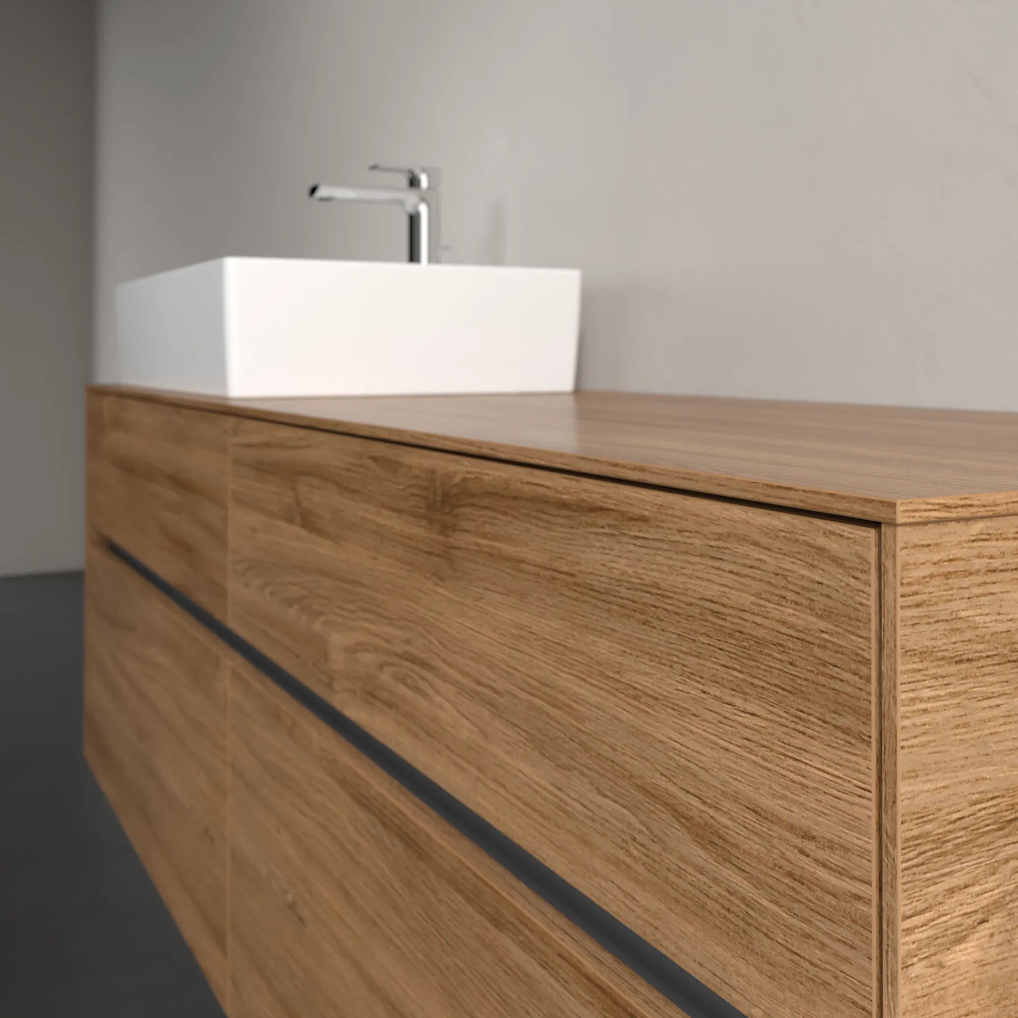 Villeroy & Boch Collaro Waschbeckenunterschrank C13500, 1600x548x500mm, Kansas Oak Villeroy & Boch Collaro Waschbeckenunterschrank C13500, 1600x548x500mm, Kansas Oak