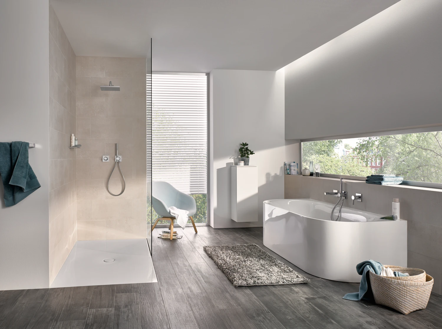 Bette oval Badewanne „BetteLux Oval I Silhouette“ 170 × 80 cm in Weiß, /