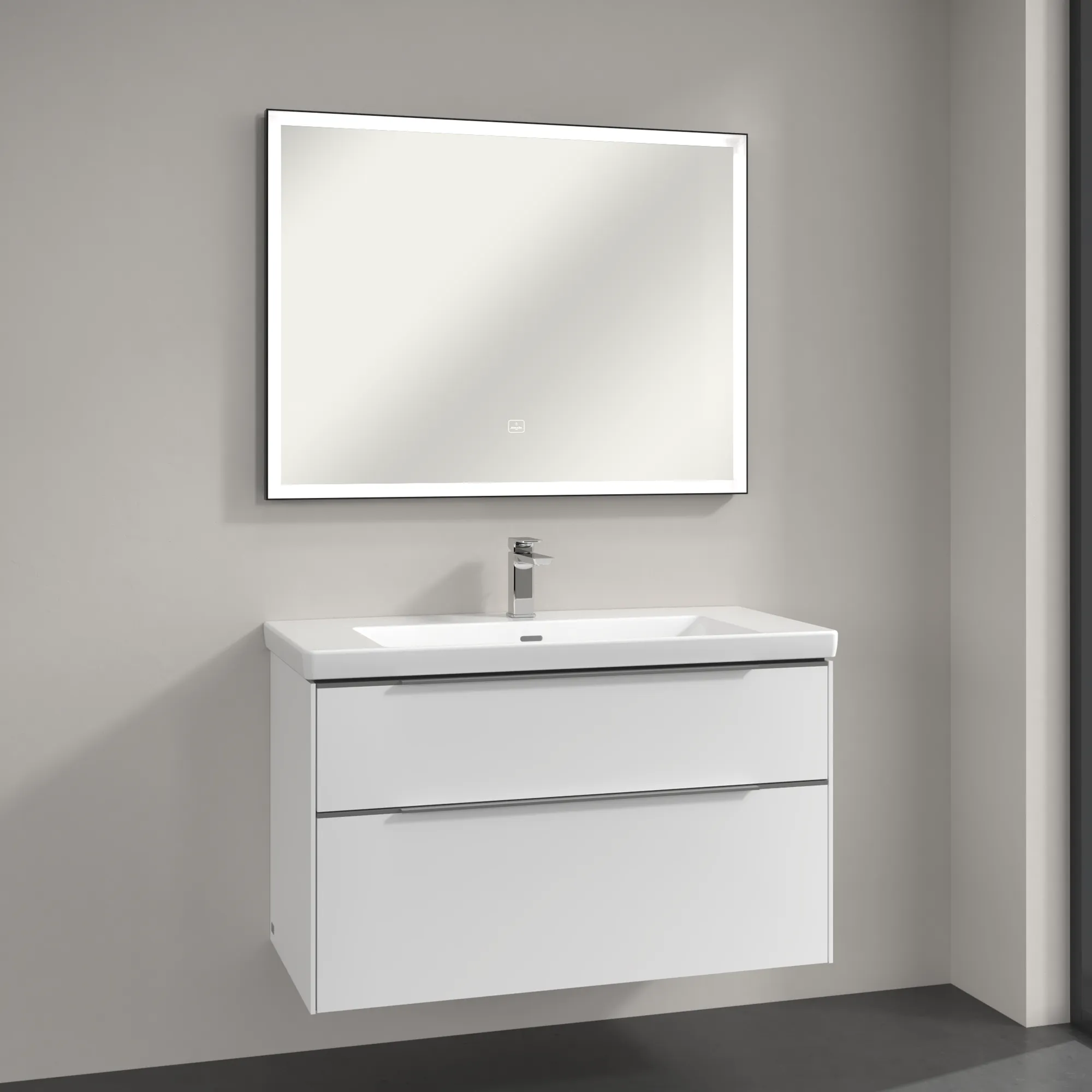 Villeroy & Boch Subway 3.0 A46310, Spiegel mit Beleuchtung, 1000 x 750 x 47,5 mm