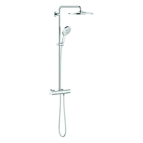 Duschsystem Rainshower SmartActive 310 26648, mit Aufputz-Thermostatbatterie, Wandmontage, Kopfbrause, Handbrause 26574000, chrom Duschsystem Rainshower SmartActive 310 26648, mit Aufputz-Thermostatbatterie, Wandmontage, Kopfbrause, Handbrause 26574000, chrom