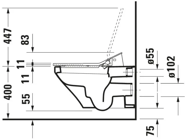 Duravit WC-Sitz mit Unterdusche (elektrisch) „SensoWash® Slim“