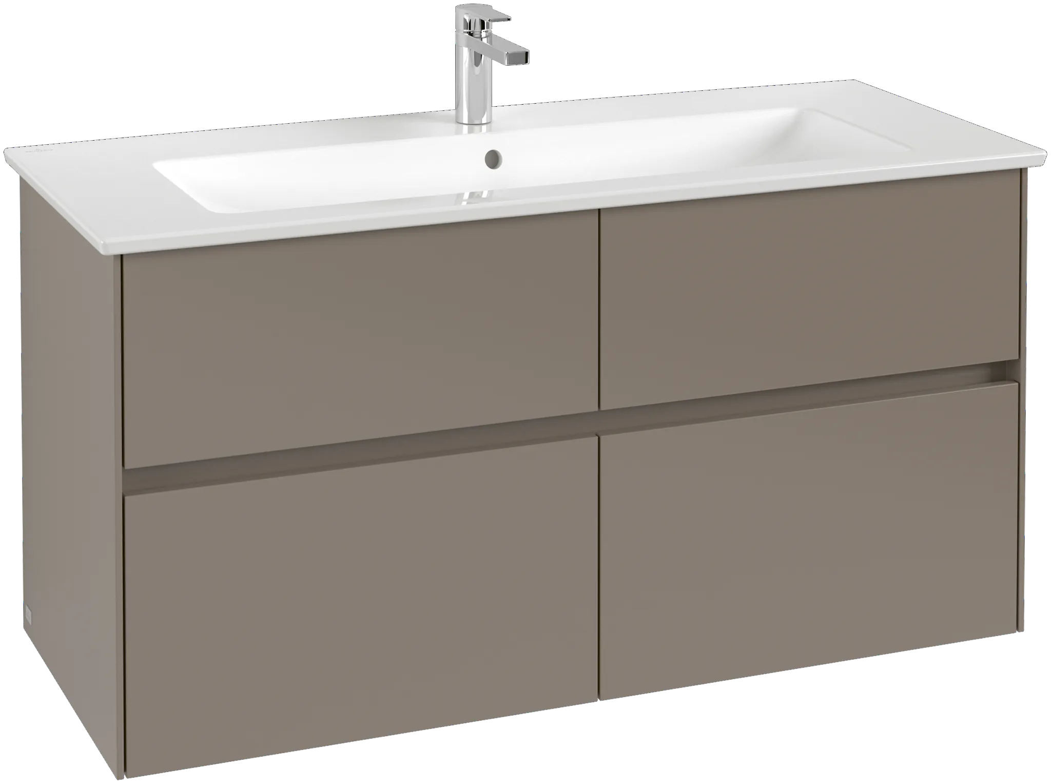 Villeroy & Boch Waschtischunterschrank „Collaro“ 1161 × 610 × 480 mm Graphite, mit Beleuchtung, für Becken mittig Villeroy & Boch Waschtischunterschrank „Collaro“ 1161 × 610 × 480 mm Graphite, mit Beleuchtung, für Becken mittig