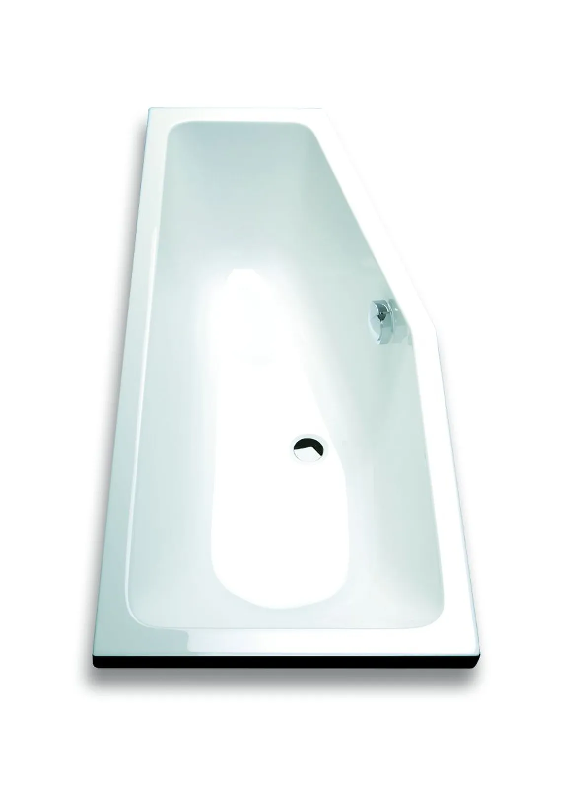 Hoesch Badewanne „Combi“ trapez 160 × 70 cm, links