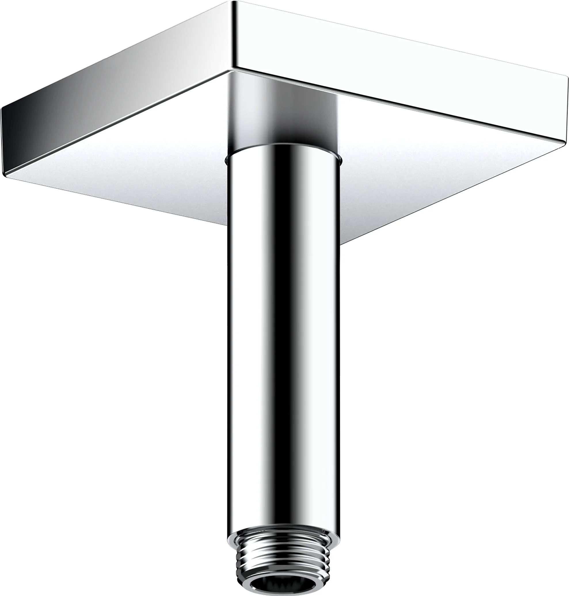 Hansgrohe AXOR ShowerSolutions Deckenanschlussstück 100 mm eckig Chrom Aufputzmontage Messing G 1/2 Hansgrohe AXOR ShowerSolutions Deckenanschlussstück 100 mm eckig Chrom Aufputzmontage Messing G 1/2
