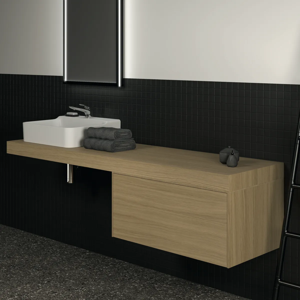 Ideal Standard Konsole Conca, Eiche hell Ideal Standard Konsole Conca, Eiche hell