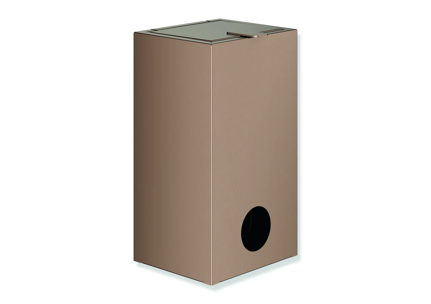 HEWI Hygienekombination System 900, PVD Kupfer gebürstet, 160 x 290 x 140 mm, 6 Liter Fassungsvermögen, Wandmontage