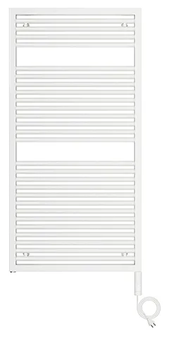 Zehnder Design-Elektroheizkörper „Universal“ 60 × 180,7 cm in White Aluminium (glänzend)