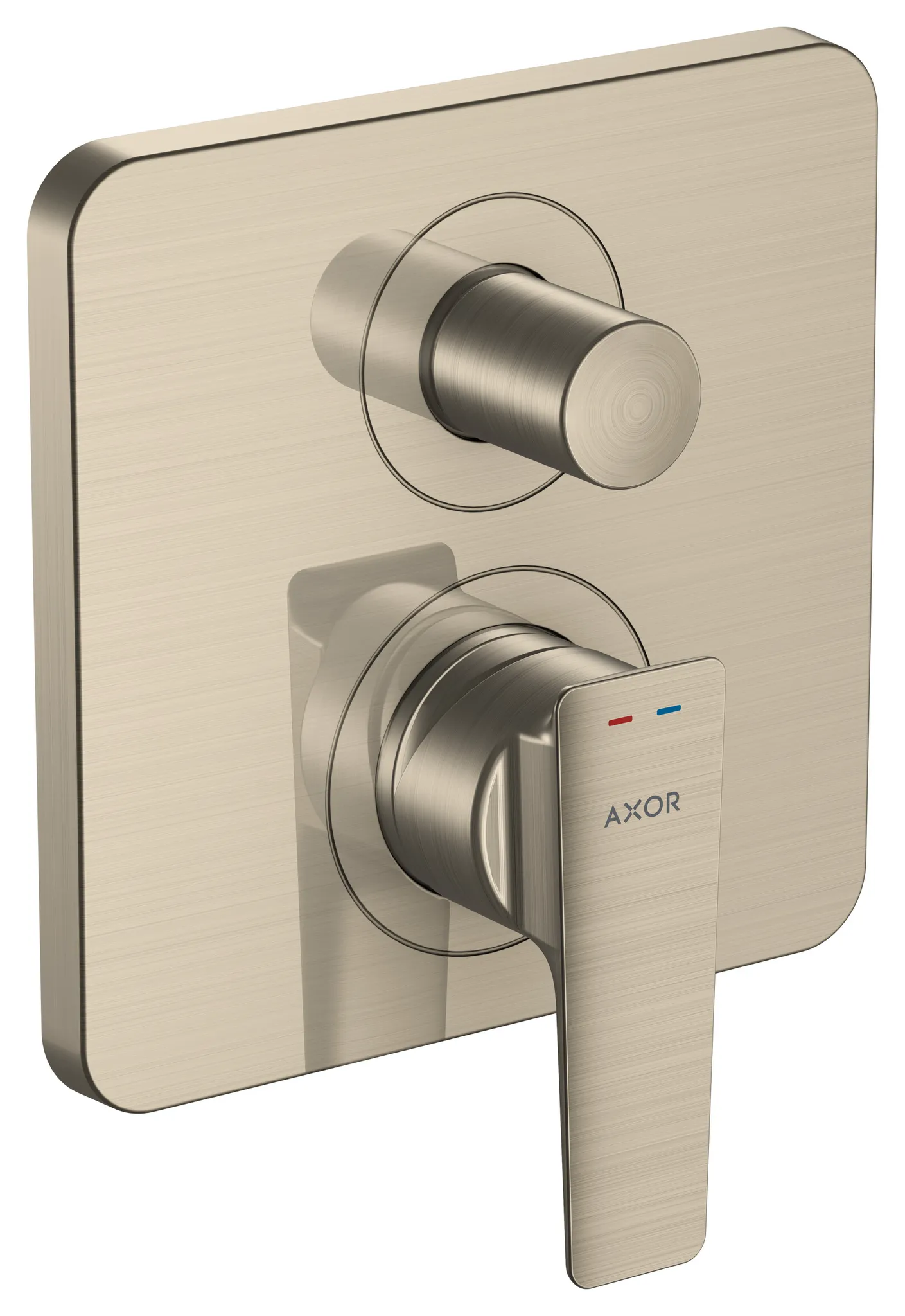 Hansgrohe AXOR Citterio E Einhebel-Wannenmischer Unterputz Brushed Nickel