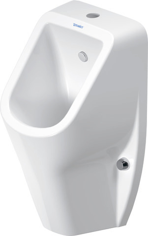 Urinal Nohne 1,565mm,rimmless weiß hgl., Zulauf von oben