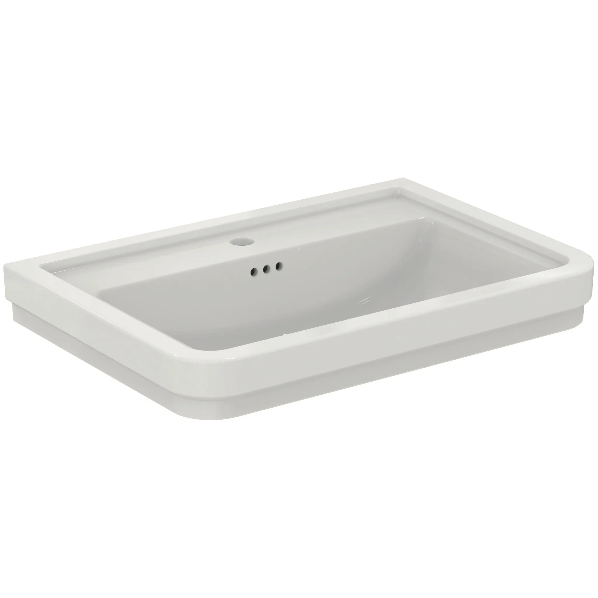Waschbecken „Calla“ 71,5 × 50 × 17,5 cm, Hahnlochposition mittig Waschbecken „Calla“ 71,5 × 50 × 17,5 cm, Hahnlochposition mittig