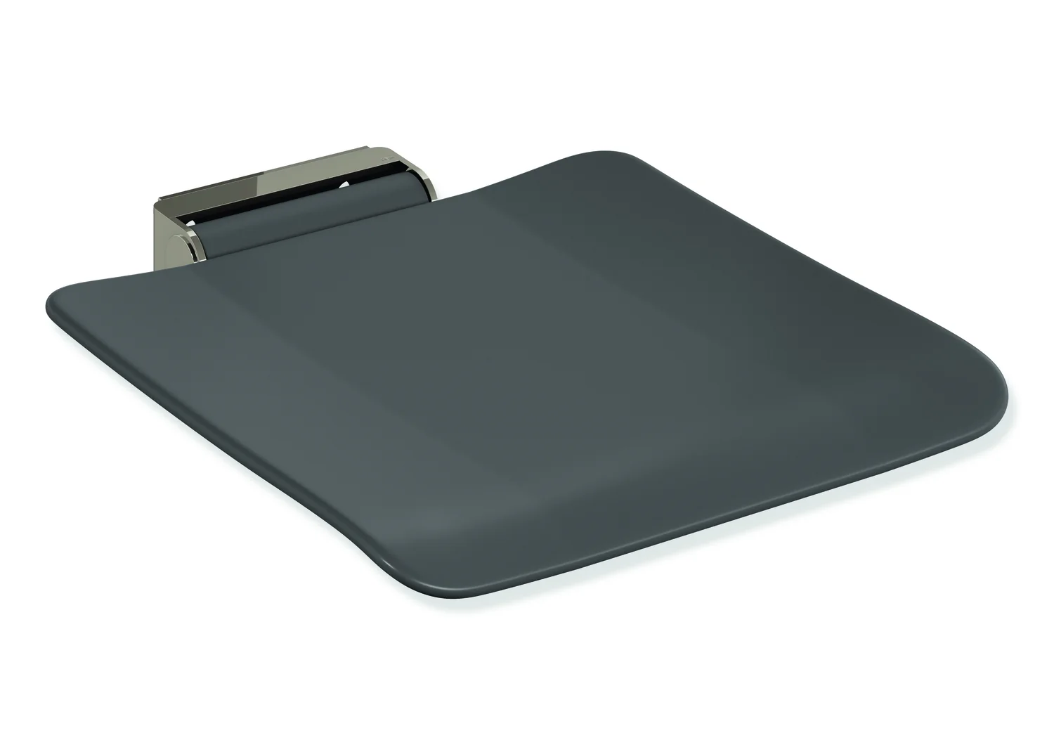 HEWI System 900 - Mobiler Klappsitz, PVD, Nickel glänzend, 450x530 mm, Sitzfläche 450x450 mm, 112 mm hoch HEWI System 900 - Mobiler Klappsitz, PVD, Nickel glänzend, 450x530 mm, Sitzfläche 450x450 mm, 112 mm hoch