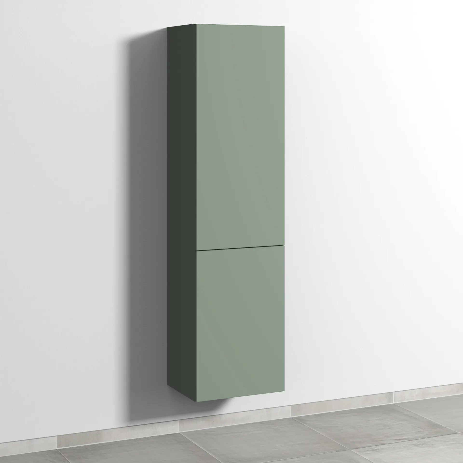 Sanipa Stauraumschrank „3way“ 450 × 1700 × 345 mm Anschlag rechts, in Soft-Green, Anschlag rechts