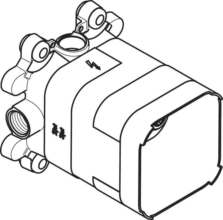 Grundset für Kopfbrause 2-jet mit Brausearm Axor Grundset für Kopfbrause 2-jet mit Brausearm Axor