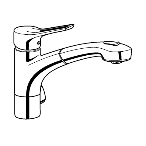 MX SpültischMultiEHM DN 8 herausz. Brause chrom MX SpültischMultiEHM DN 8 herausz. Brause chrom