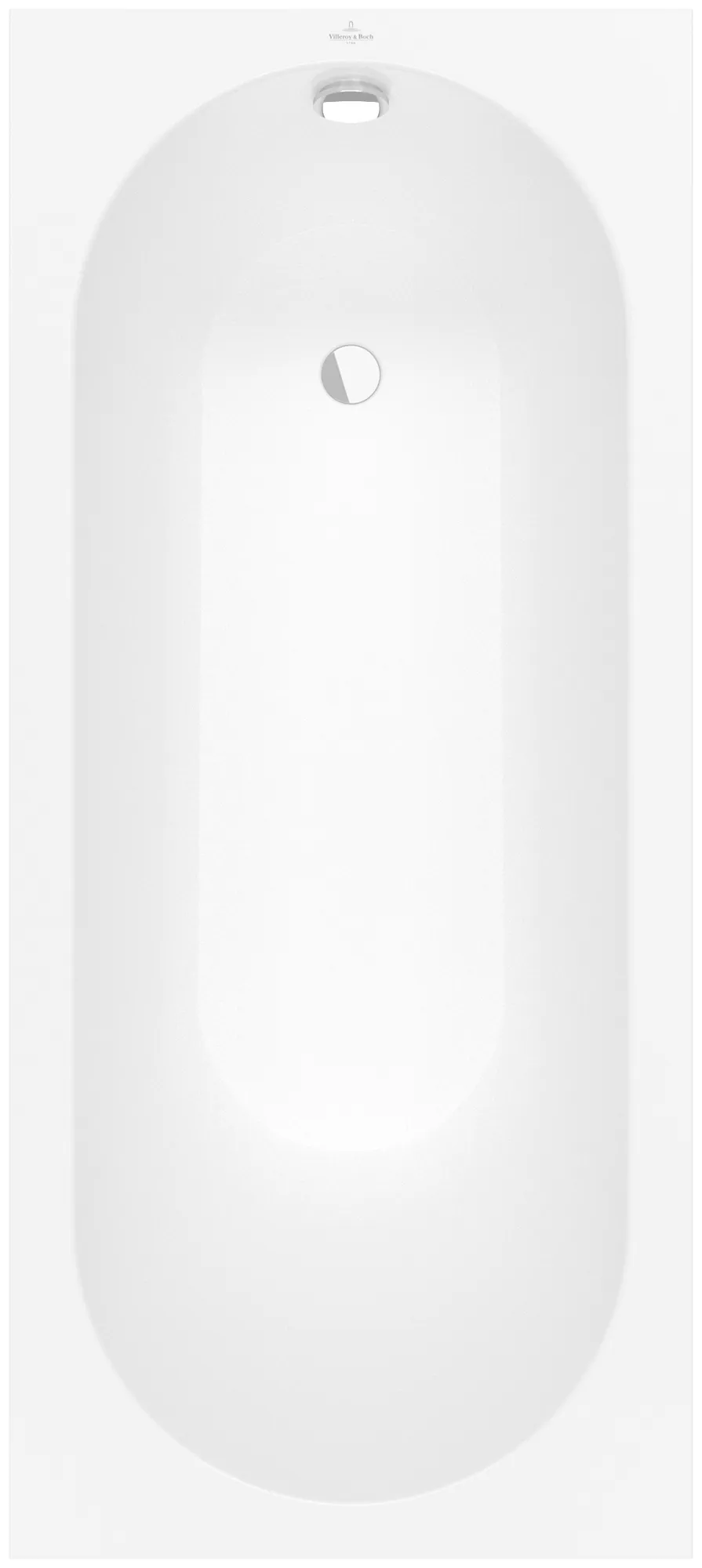 Villeroy & Boch Badewanne „Oberon“ rechteck 170 × 75 cm, Fußablauf in Stone White Villeroy & Boch Badewanne „Oberon“ rechteck 170 × 75 cm, Fußablauf in Stone White