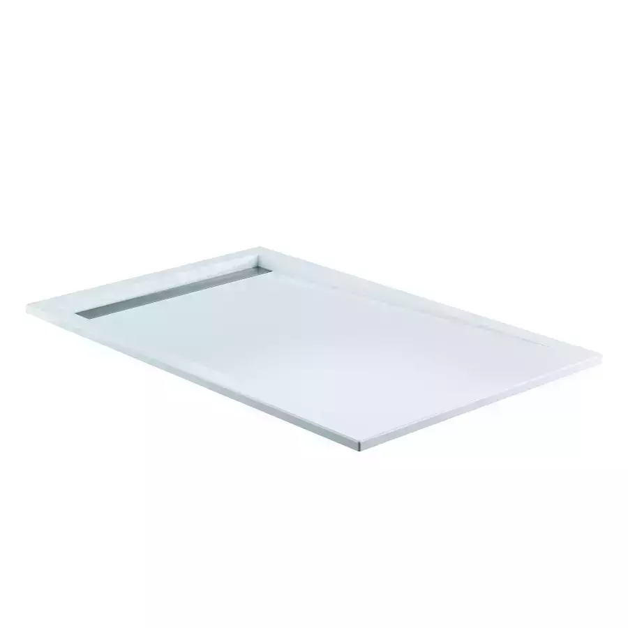 HSK rechteck Acryl-Duschwanne „superflach“ mit schmaler Ablaufrinne 90 × 140 cm ohne