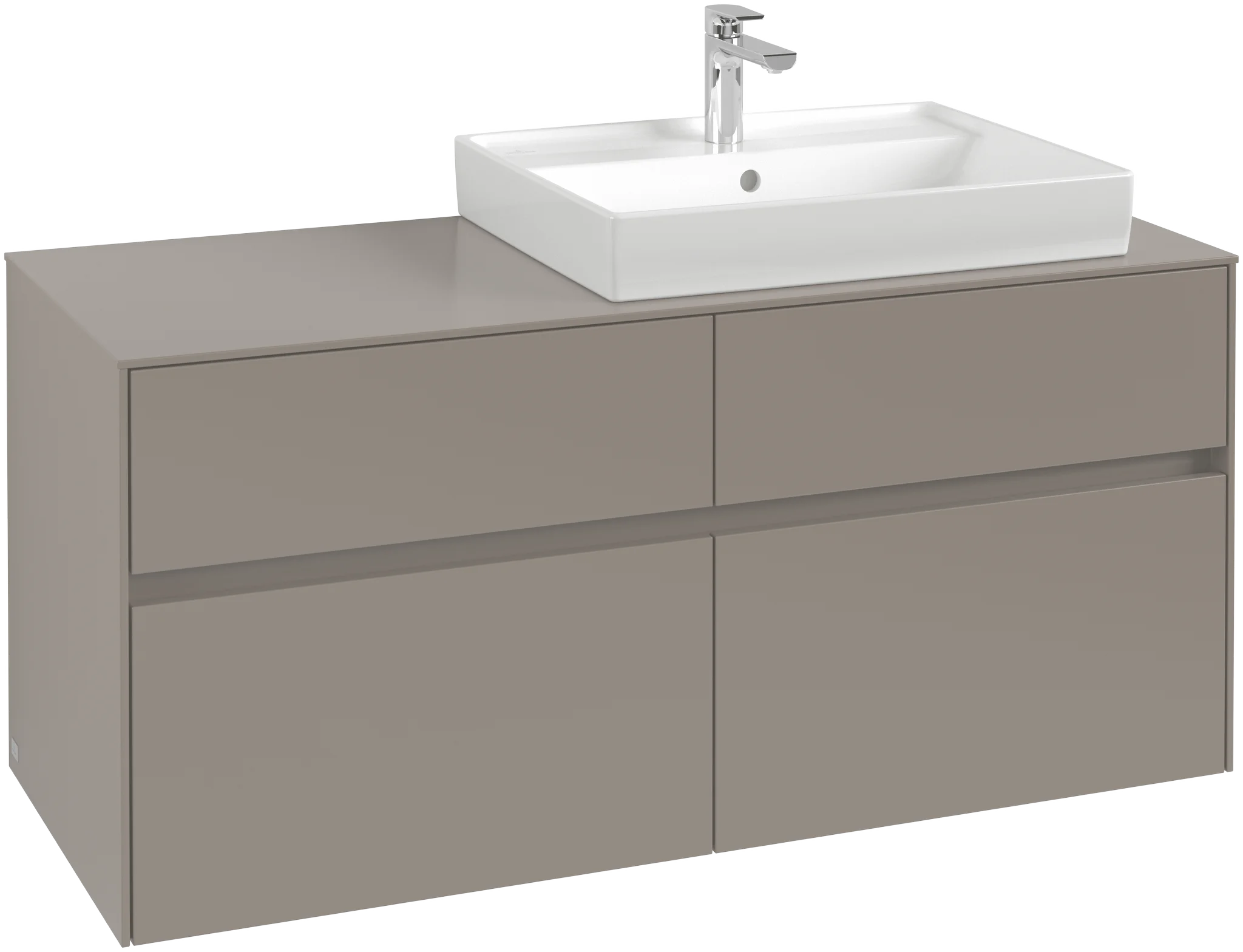 Villeroy & Boch Waschbeckenunterschrank Collaro Arizona Oak, 1200x548x500 mm, eckig mit SoftClosing und 4 Auszügen