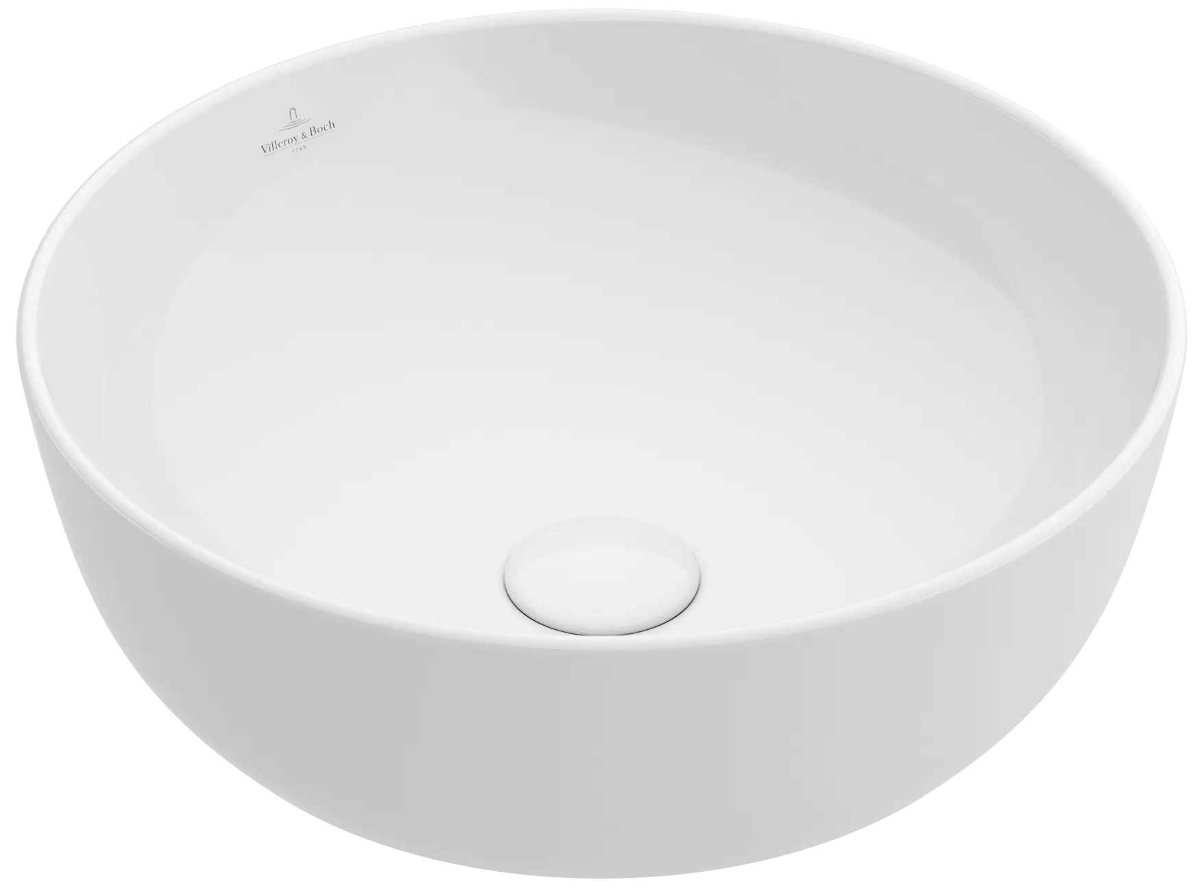 Villeroy & Boch Aufsatzwaschtisch aus TitanCeram „Artis“ ⌀ 430 mm in Weiß Alpin Villeroy & Boch Aufsatzwaschtisch aus TitanCeram „Artis“ ⌀ 430 mm in Weiß Alpin