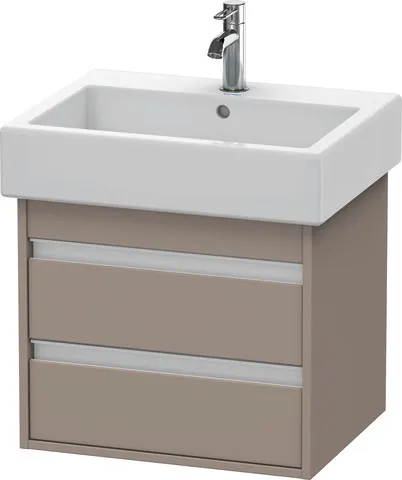 Duravit Waschtischunterschrank wandhängend „Ketho“ 55 × 48 × 44 cm Basalt Matt Duravit Waschtischunterschrank wandhängend „Ketho“ 55 × 48 × 44 cm Basalt Matt