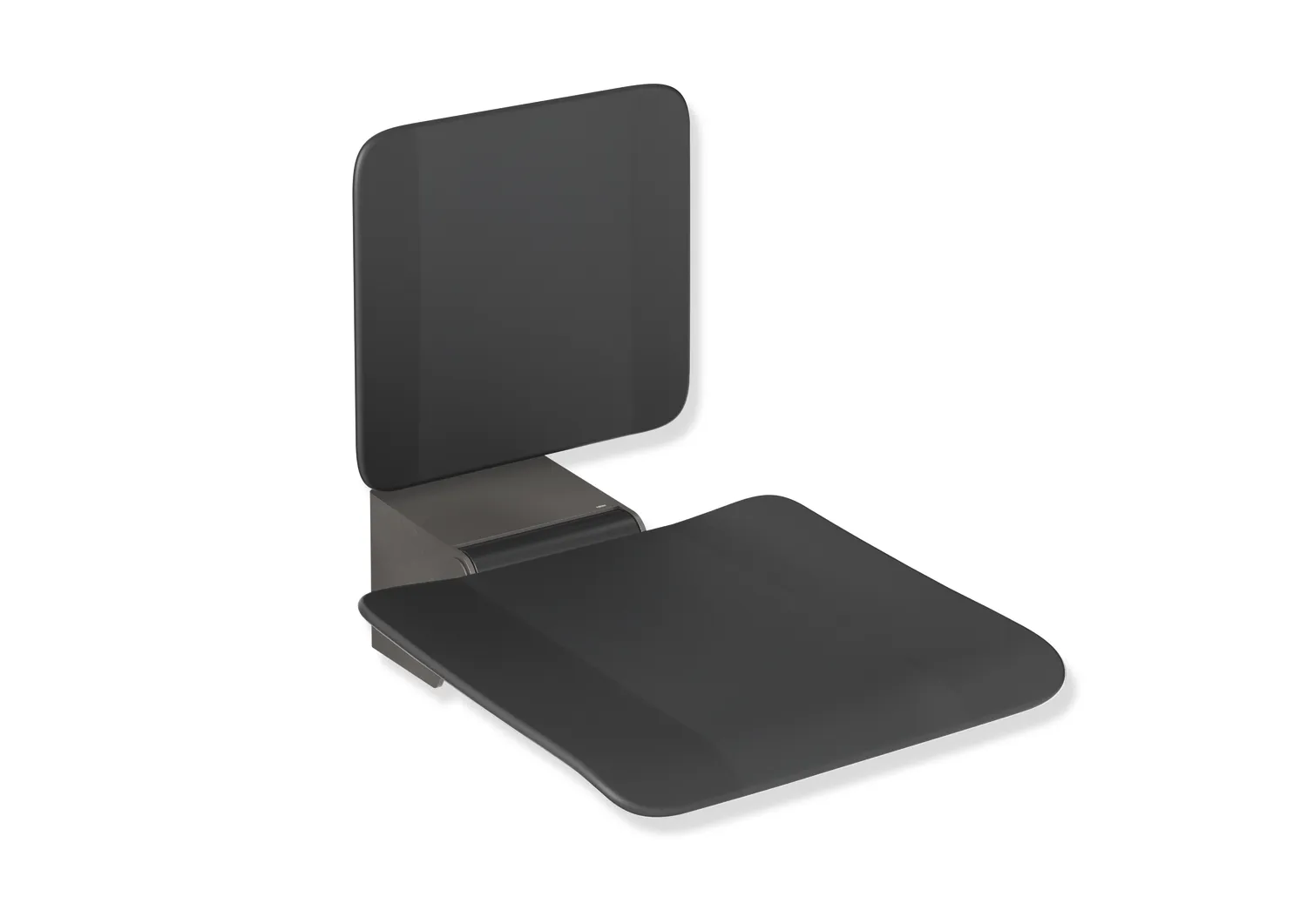HEWI Klappsitz des Systems 900, Wandkonsole aus Edelstahl, Sitzfläche 450x450 mm HEWI Klappsitz des Systems 900, Wandkonsole aus Edelstahl, Sitzfläche 450x450 mm