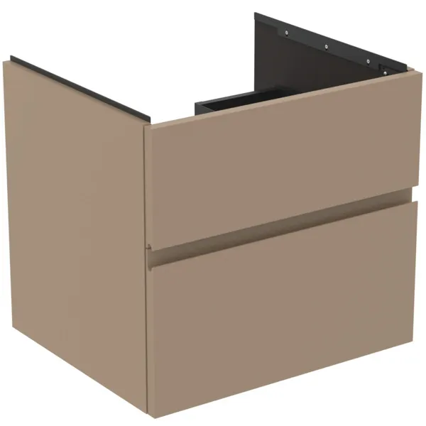 Ideal Standard Möbelwaschtischunterschrank Finesse 600x505x550mm 2 Auszüge Greige matt