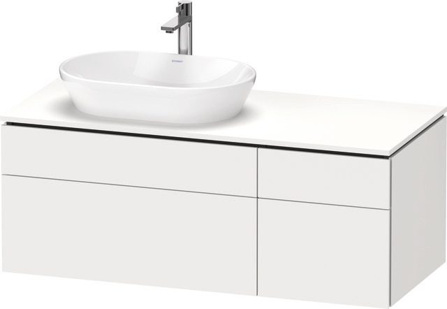 Duravit Waschtischunterschrank wandhängend „L-Cube“ 122 × 48,2 × 55 cm