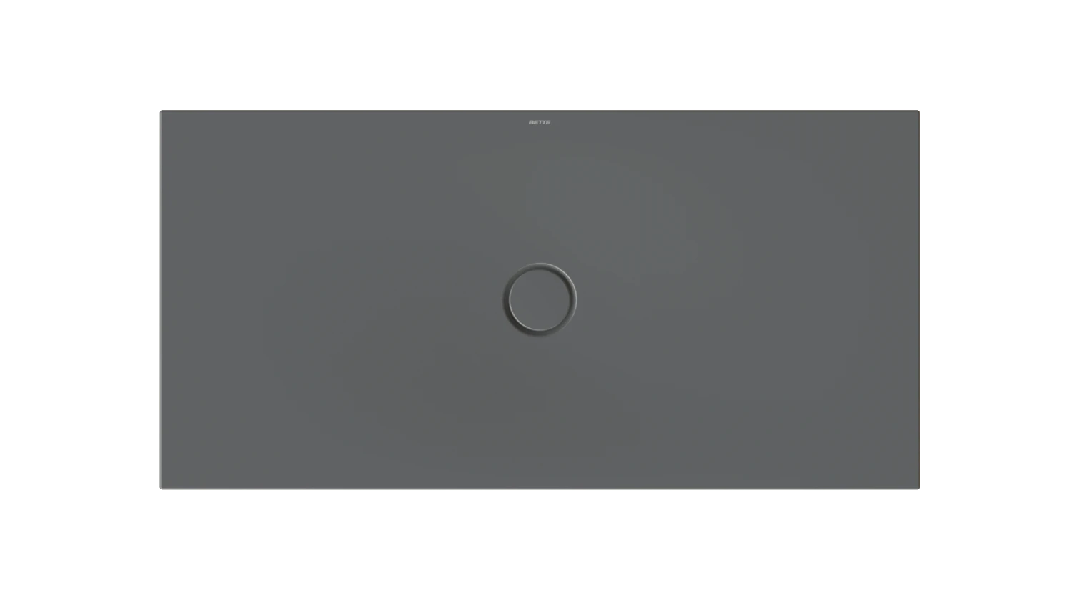 Bette rechteck Duschwanne „BetteFloor“ 1400 × 700 mm ohne Oberflächenbeschichtung, mit BetteGlasur Plus, ohne Wannenträger, in Raven