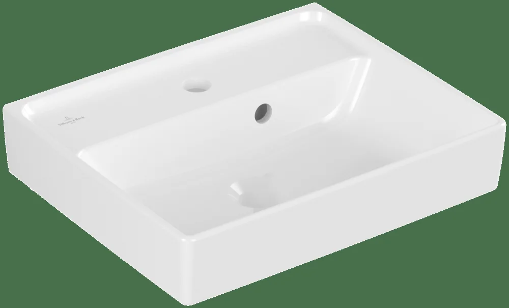 Villeroy & Boch Collaro Handwaschbecken 450x370mm Rechteck TitanCeram Weiß Alpin Villeroy & Boch Collaro Handwaschbecken 450x370mm Rechteck TitanCeram Weiß Alpin