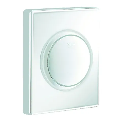 Urinal-Betätigung Skate 38595, 116 x 144 mm, mit Druckknopfbetätigung, chrom Urinal-Betätigung Skate 38595, 116 x 144 mm, mit Druckknopfbetätigung, chrom